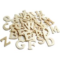 66180 - Set litere lemn 20/26mm, 50buc - Meyco