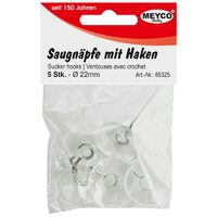 65325 - Set 5 agatatori cu ventuza, 22mm - Meyco