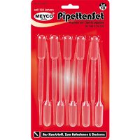 60120 - Set 10 pipete plastic - 5x1ml si 5x3ml - Meyco