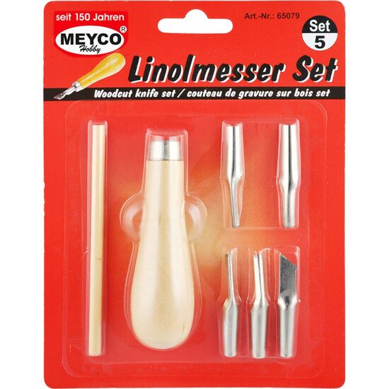 65079 - Set daltite linoleu, 5 daltite plus maner - Meyco
