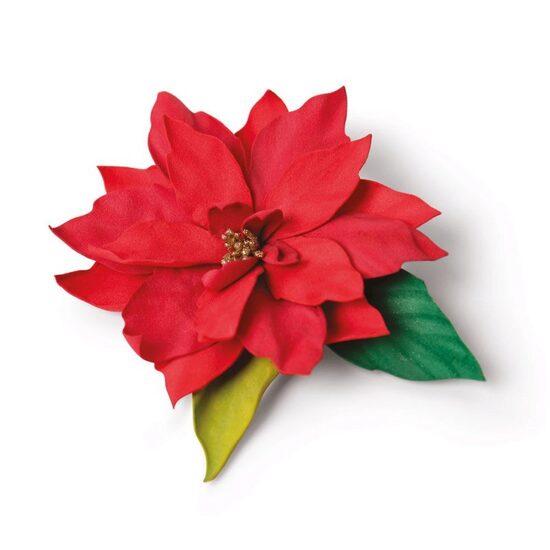 9 - 664817 Set 5 cuttere Thinlits Elegant Poinsettia/ Craciunita - Sizzix