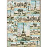DFG441 - Hartie decoupage 80 gr, 50 x 70, Hydrangeans-DISC