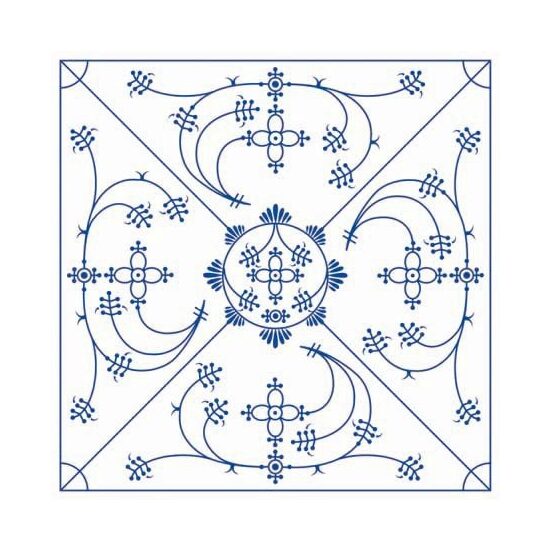 PAK225 - 12507275 Set 20 servetele 25 x 25 cm Indish Blau - Ambiente