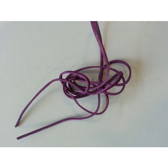Snur piele - mov-ciclam -PAM