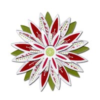 D - 658621 Set 6 cuttere Framelits + 5 stampile - Flowers, Star - Sizzix