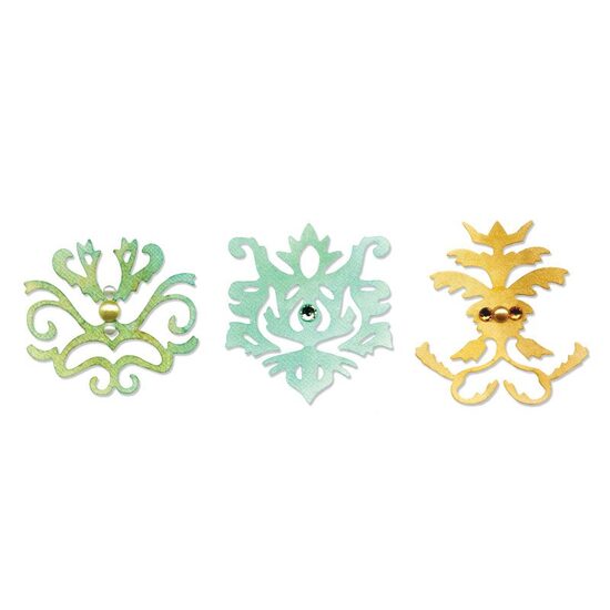 19 - 657740 Set 3 cuttere Sizzlits - Royal Motif - Sizzix