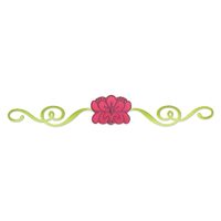 27 - 657707 Cutter banda Sizzlits - Flower Burst /Ribbons - Sizzix