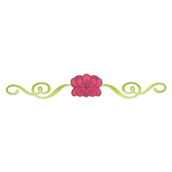 27 - 657707 Cutter banda Sizzlits - Flower Burst /Ribbons - Sizzix