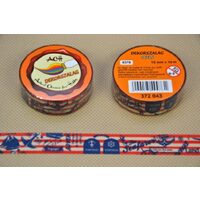 372843 - Panglica hartie adeziva cu imprimeuri - tip scotch 15mm x 10m - SUA - ANT-CH