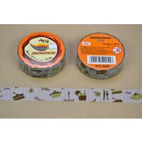 372825 - Panglica hartie adeziva cu imprimeuri - tip scotch 15mm x 10m - cake - ANT-CH