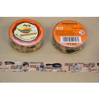 372826 - Panglica hartie adeziva cu imprimeuri - tip scotch 15mm x 10m - salon - ANT-CH
