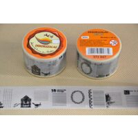 372847 - Panglica hartie adeziva cu imprimeuri - tip scotch 30mm x 10m - message - ANT-CH