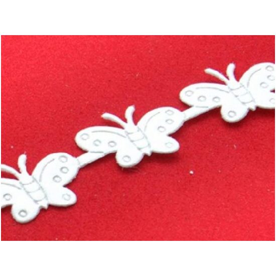 372251 - Panglica alba satin Fluturasi - 18m x 1.5cm - ANT-CH
