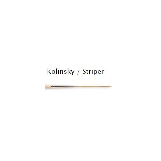 N-STRP - Pensula liner din par natural pentru unghii Kolinsky - KIM