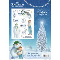 SNOW-ST-MAN Kit stampile cauciuc-The snowman and the snowdog-Crafters Companion