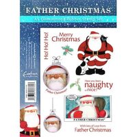 SNOW-ST-FAT Kit stampile cauciuc-Father Christmas-Crafters Companion
