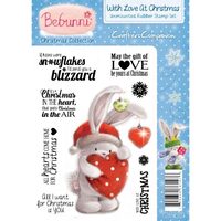 BBC-ST-LOVE Stampila cauciuc-With Love at Christmas-Crafters Companion