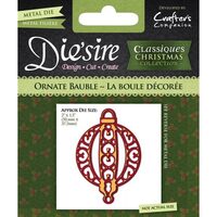 DS-CX-BAUOR Cutter metalic -Ornate Bauble-Crafters Companion