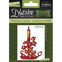 DS-CX-CAND Cutter metalic -Christmas Candle-Crafters Companion