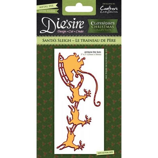 DS-CX-SLEIGH Cutter Metalic-Santas Sleigh-Crafters Companion