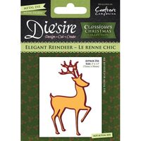 DS-CX-REIND Cutter Metalic-Elegant Reindeer-Crafters Companion