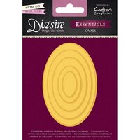 DS-E-OVAL Set 5 cuttere metalice- Ovals-Crafters Companion