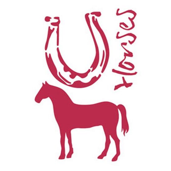 KSG255 - Sablon Stamperia - 21 x 29.7 - Horses