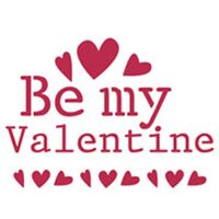 KSD168 - Sablon 20 x 15 cm Stamperia - Be my Valentine