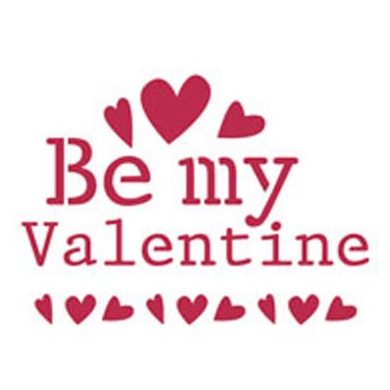 KSD168 - Sablon 20 x 15 cm Stamperia - Be my Valentine