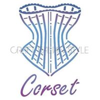 KSD165 - Sablon 20 x 15 cm Stamperia - Corset