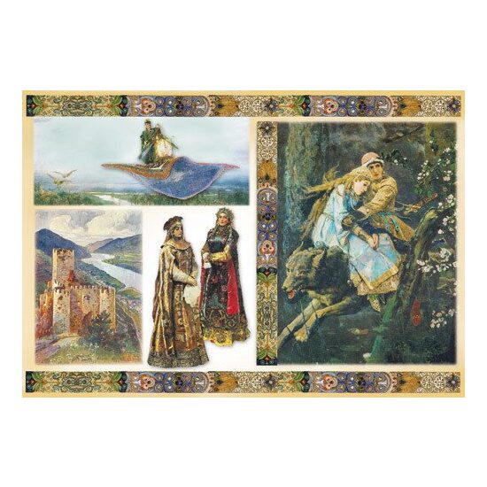 DFS163 - Hartie de orez Stamperia 48x33 cm Russian Tales