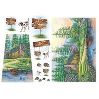 DFS072 - Hartie de orez Stamperia 48x33 cm - welcome landscape