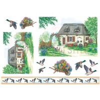 DFS049 - Hartie de orez Stamperia 48x33 cm - Wild goose
