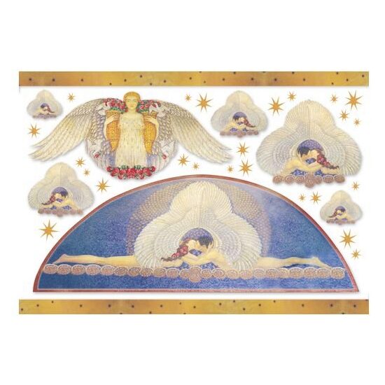 DFS131 - Hartie de orez Stamperia 48x33 cm - Celestial love