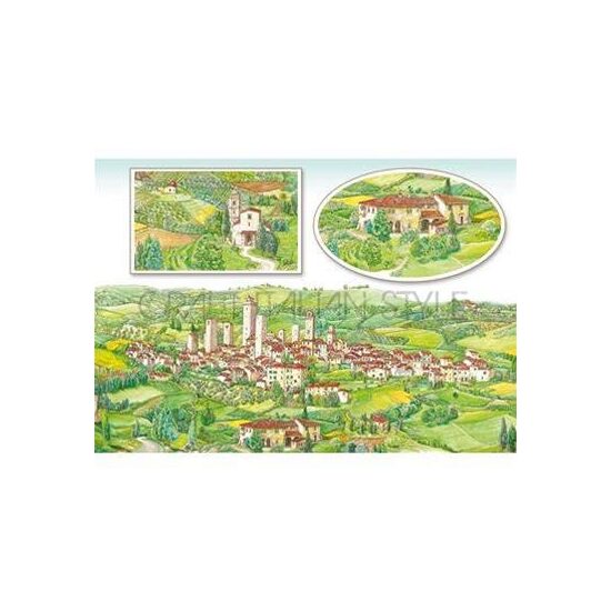 DFS115 - Hartie de orez Stamperia 48x33 cm - Tuscan country
