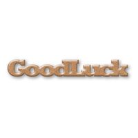 KF387 - Silueta lemn MDF - Good luck - 10x 1.4 cm - Stamperia