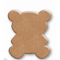 KF432 - Silueta lemn MDF - ursulet - 8 x 6.7 cm - Stamperia