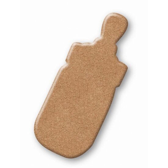KF433 - Silueta lemn MDF - Sticla bebe - 8.3 x 3.5 cm - Stamperia