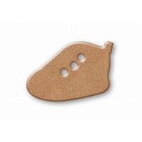 KF434 - Silueta lemn MDF - Papucel bebe - 8 x 5 cm, 2piese - Stamperia
