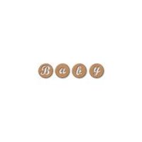 KF437 - Silueta lemn MDF - Baby - litere inividuale - Stamperia