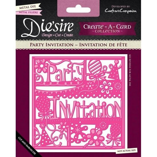 DS-CAD-PARTY - Cutter Party Invitation - Crafters Companion