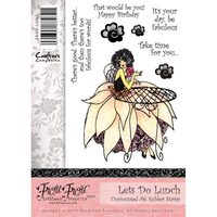 FROU-LUNC Set 9 stampile cauciuc - Lets Do Lunch - Crafters Companion
