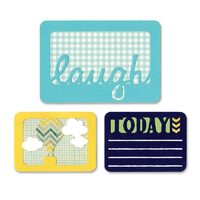 17 - 659751 Set 3 cuttere Thinlits - Laugh Today - Sizzix