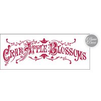 KSB160 - Sablon 38x15cm - Stamperia - blossoms