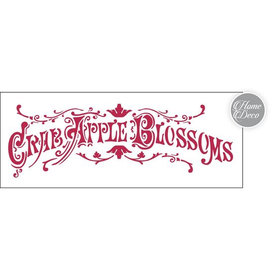 KSB160 - Sablon 38x15cm - Stamperia - blossoms