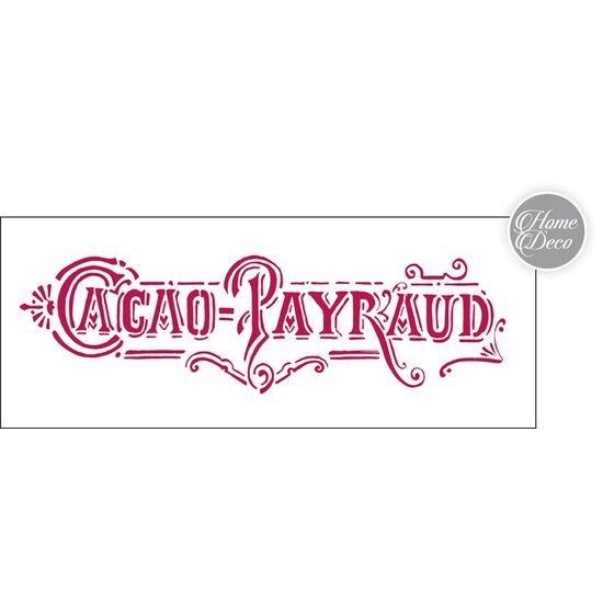 KSB161 - Sablon 38x15cm - Stamperia - cacao