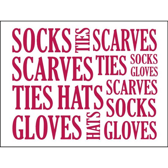 KSD247 - Sablon 20x15cm - Stamperia - man words