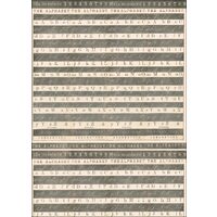 FLSG/ST96 - Fetru printat 50 x 70 cm - Stamperia - old school