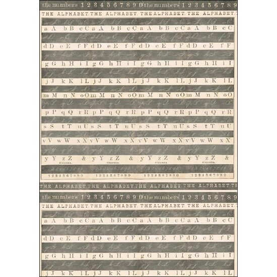 FLSG/ST96 - Fetru printat 50 x 70 cm - Stamperia - old school