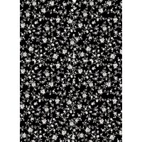 FLSG/ST104 - Fetru printat 50 x 70 cm - Stamperia - textura florala - fond negru